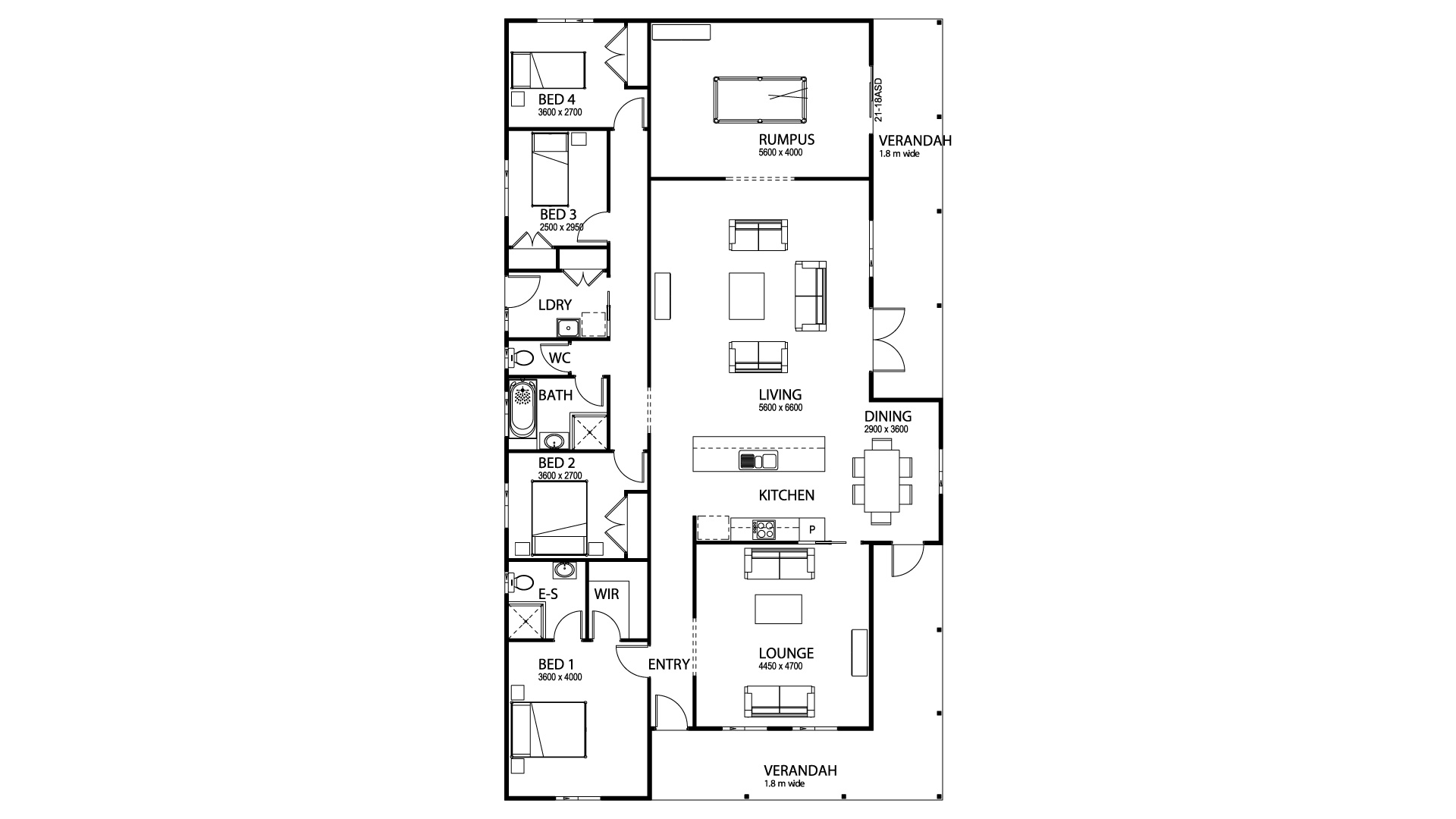 Glenbrook 24 Floor Plan | Kitome Freedom Series