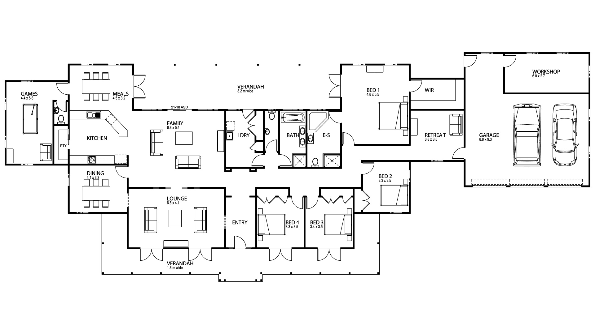Westminster Floor Plan | Kitome Prestige Series